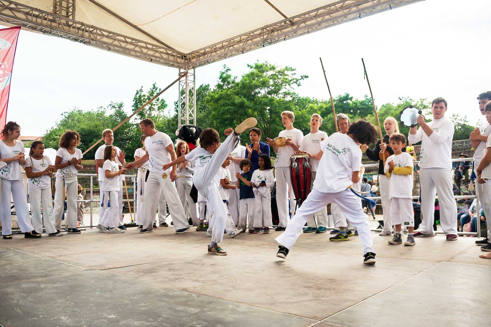 Capoeira Akademie Berlin: Kinderkarneval Bühne